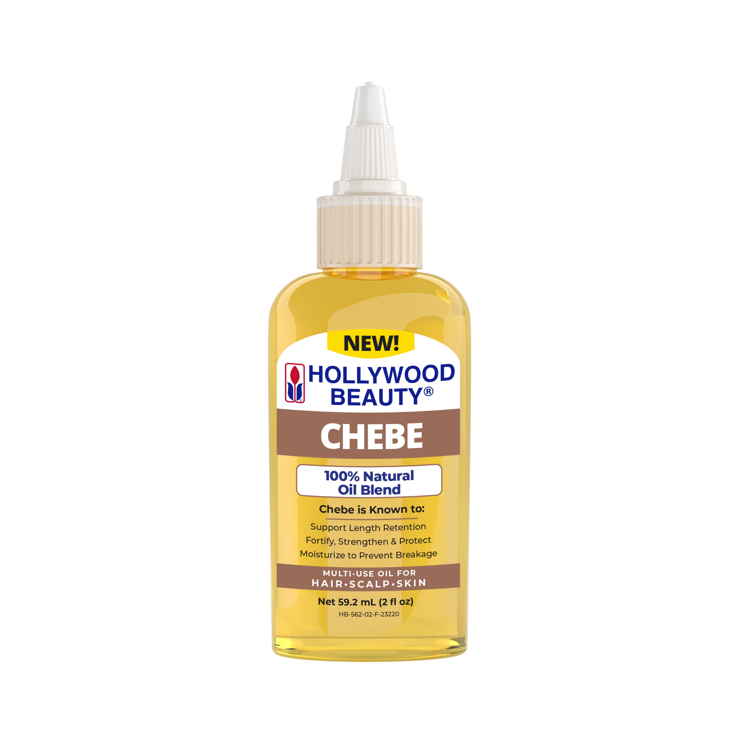 Chebe Oil 100% Natural Oil Blend for Hair, Scalp, and Skin - 2 fl oz