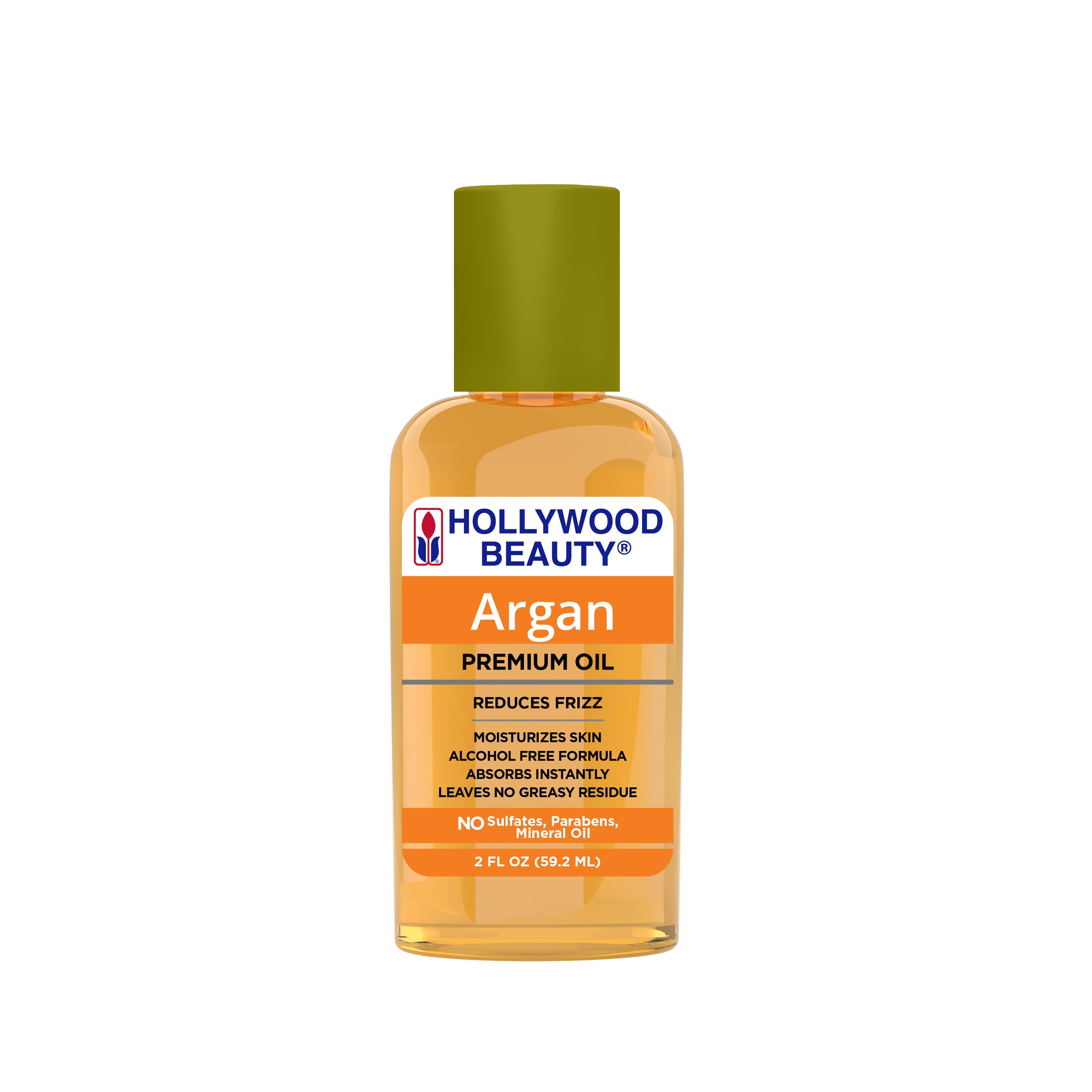 Argan Premium Oil for Hair, Scalp, Skin, and Nails - 2 fl oz