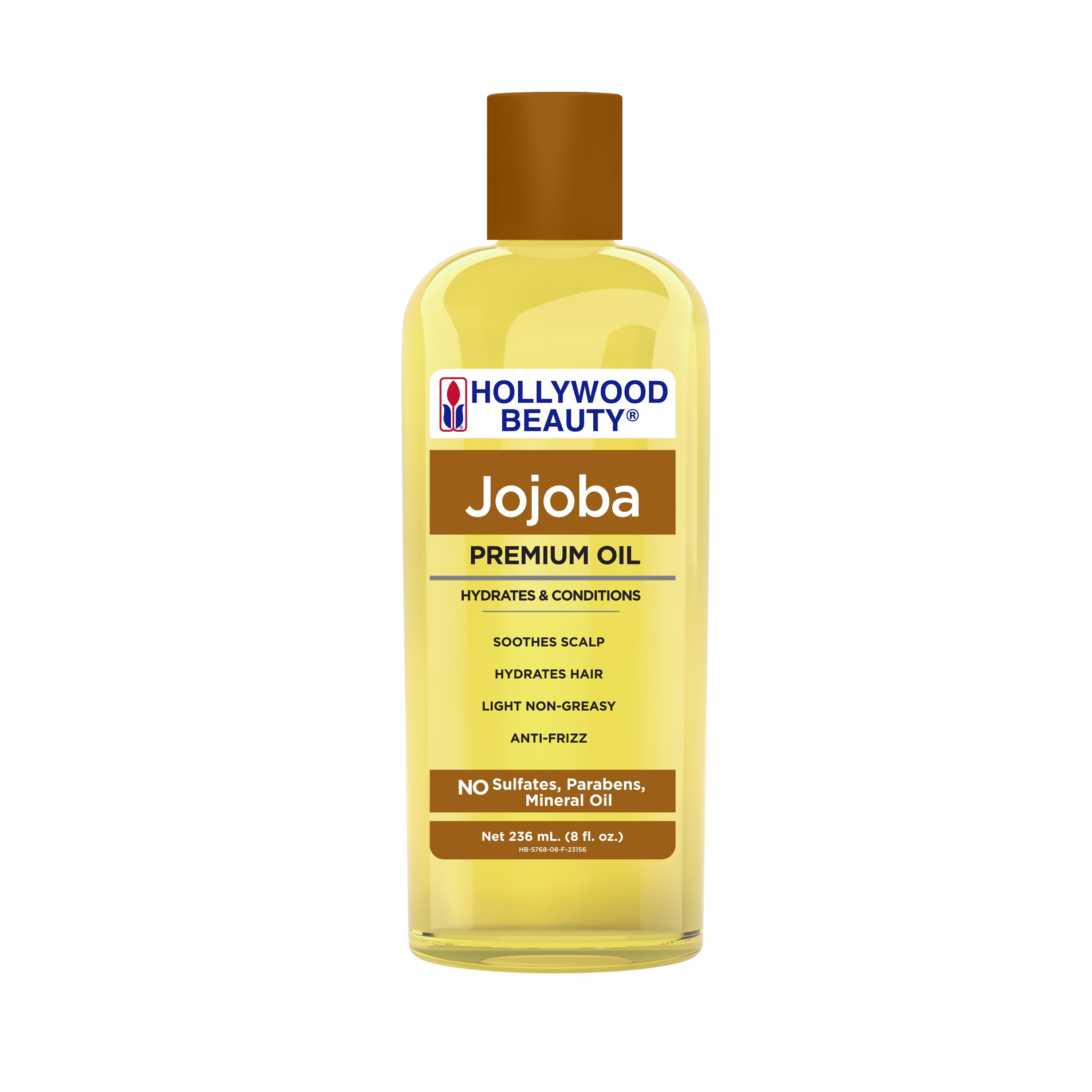 Jojoba Premium Oil for Hair, Scalp, Skin, and Nails - 8 fl oz