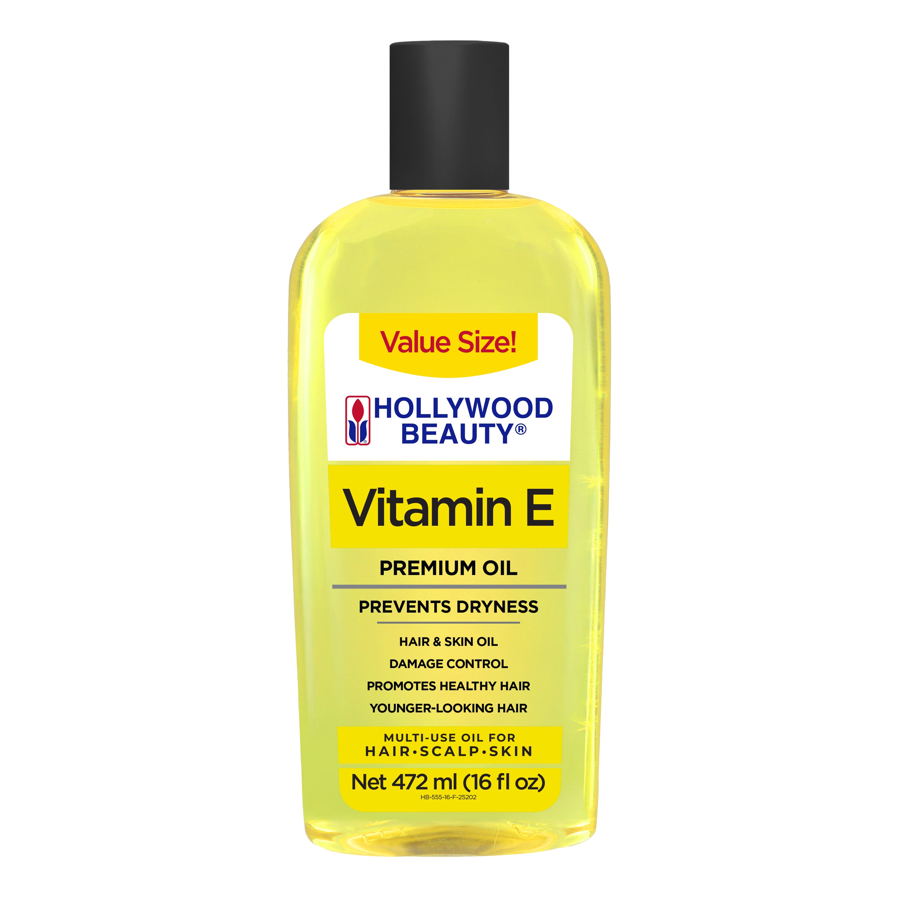 Vitamin E Premium Oil for Hair, Scalp, Skin, and Nails - 16 fl oz