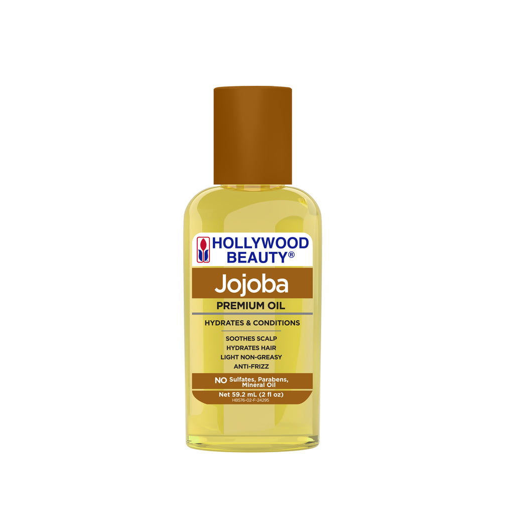 Jojoba Premium Oil for Hair, Scalp, Skin, and Nails - 2 fl oz
