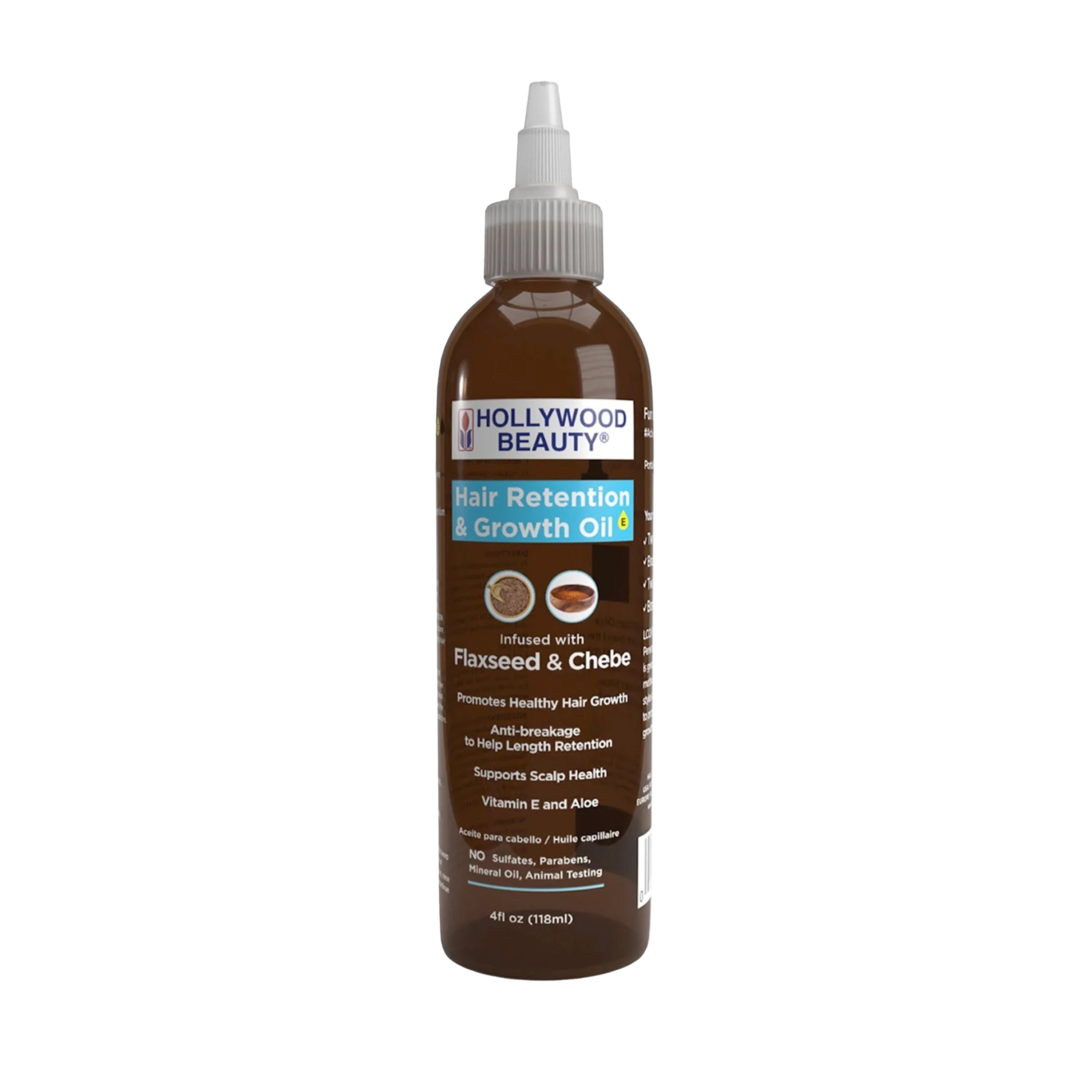 Hair Retention & Growth Oil infused with Flaxseed and Chebe