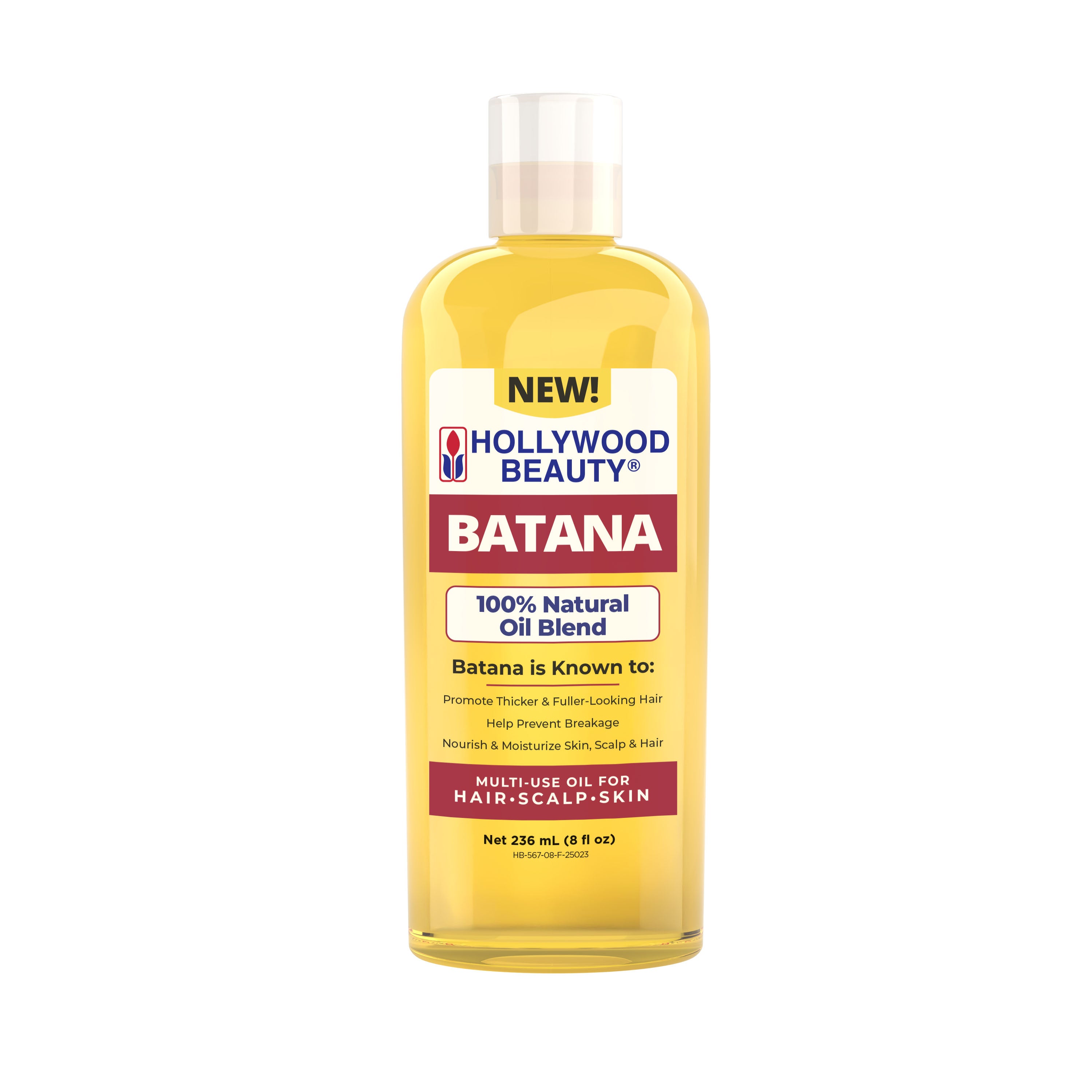 Batana 100% Natural Oil Blend for Hair, Scalp, Skin, and Nails