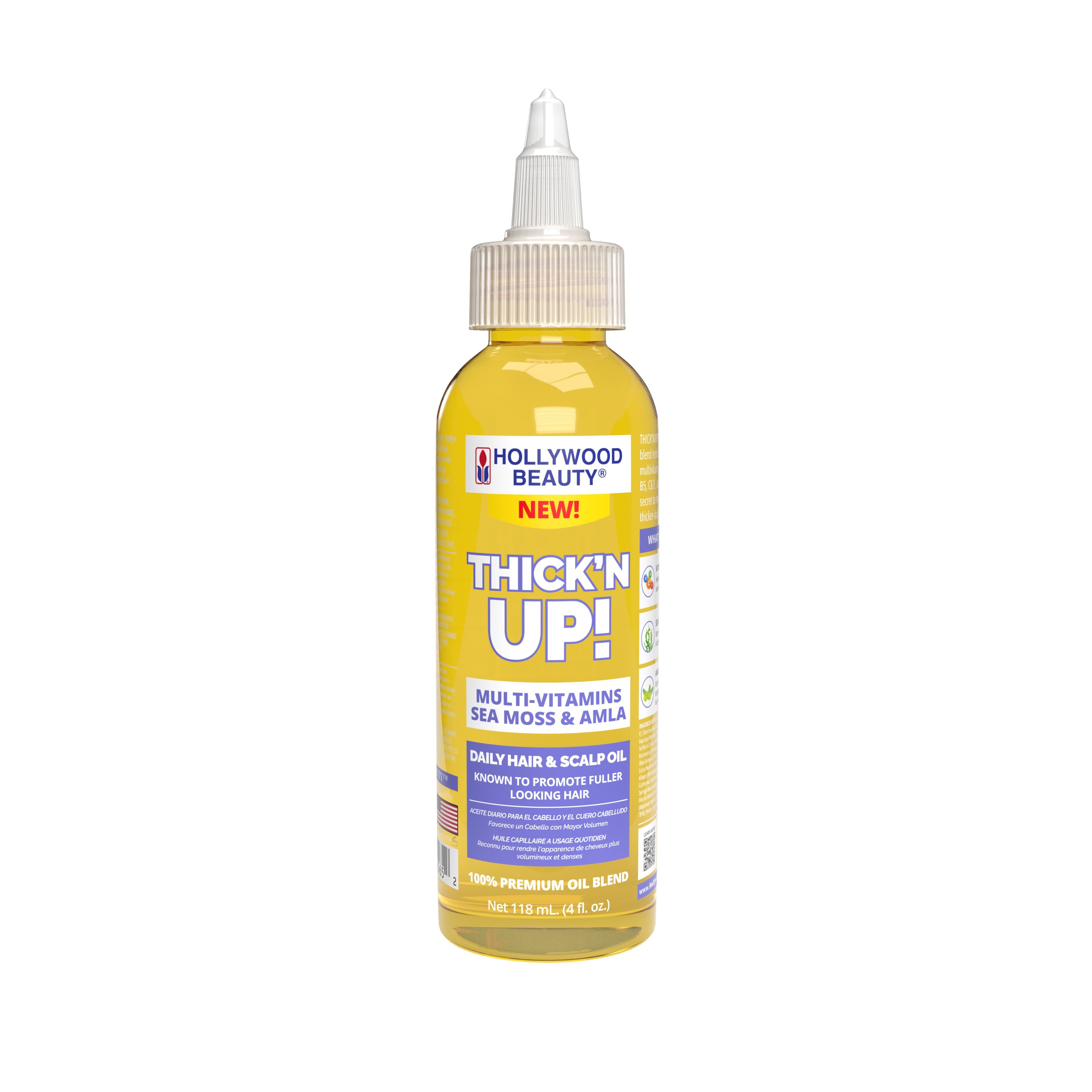 Thick'N Up! Multi-Vitamins, Sea Moss & Amla Daily Skin & Scalp Oil